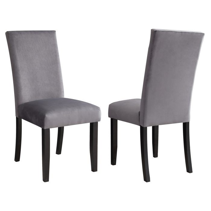 NAPOLI 6-PIECE 64-INCH GRAY MARBLE DINING SET - Image 8