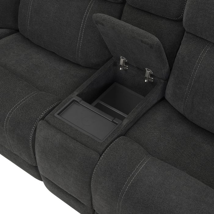 SEATTLE 3-PIECE DUAL-POWER RECLINING SECTIONAL W/DUAL WIRELESS-CHARGING CONSOLES - Image 10