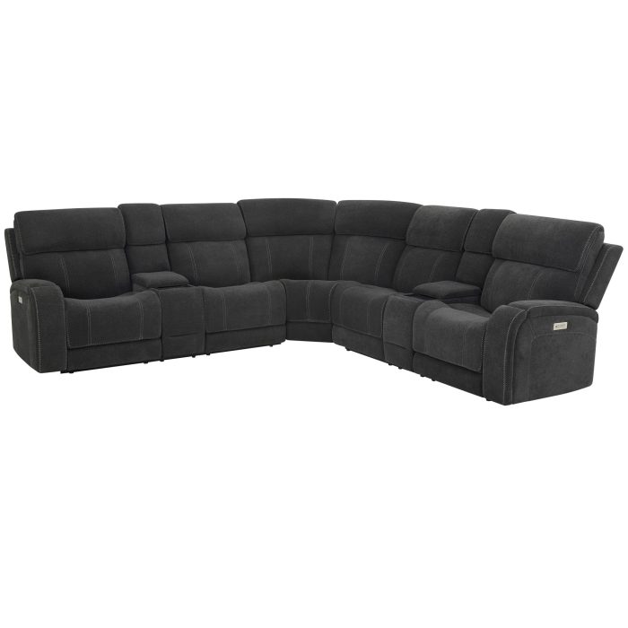 SEATTLE 3-PIECE DUAL-POWER RECLINING SECTIONAL W/DUAL WIRELESS-CHARGING CONSOLES - Image 2