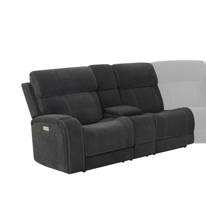 SEATTLE LAF DUAL-POWER RECLINING LOVESEAT W/WIRELESS CHARGING CONSOLE