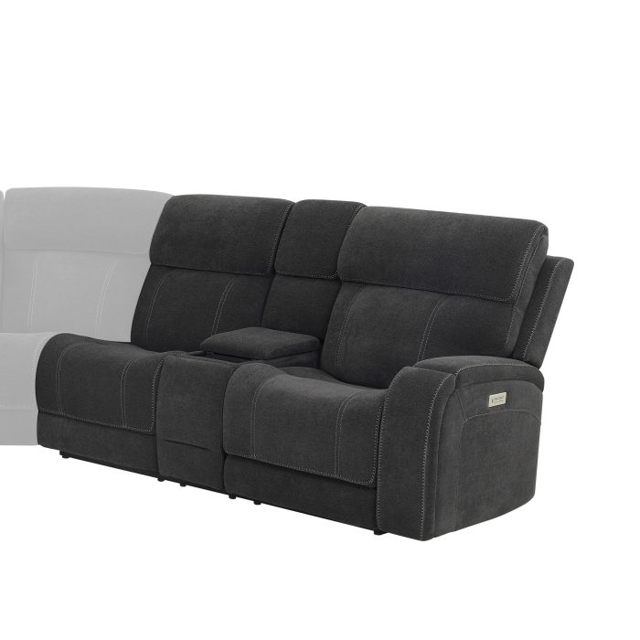 SEATTLE RAF DUAL-POWER RECLINING LOVESEAT W/WIRELESS CHARGING CONSOLE