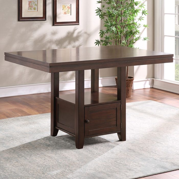 YORKTOWN 5-PIECE COUNTER STORAGE DINING SET - Image 2