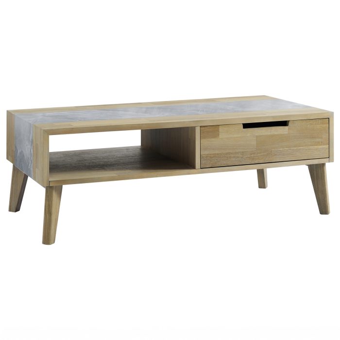 CALGARY SINTERED STONE INLAY COFFEE TABLE - Image 3