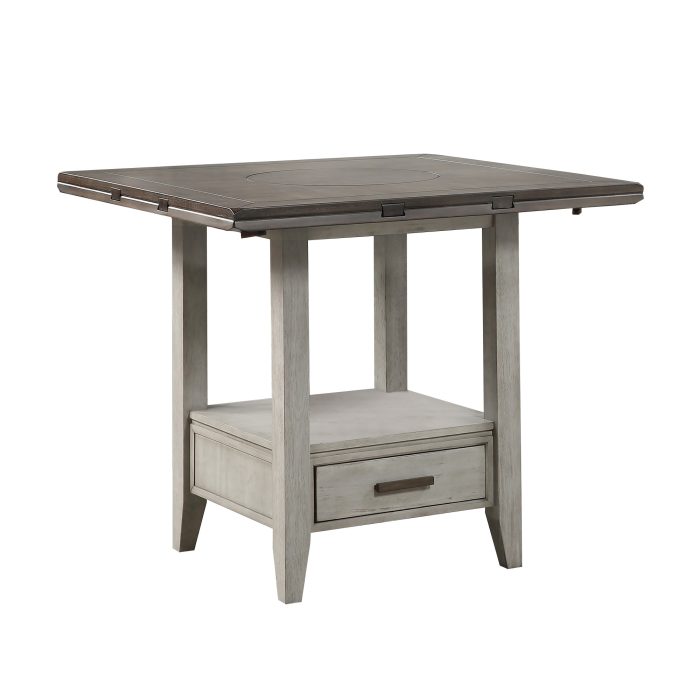 ABACUS 5-PIECE DROP-LEAF COUNTER HEIGHT DINING SET - Image 11