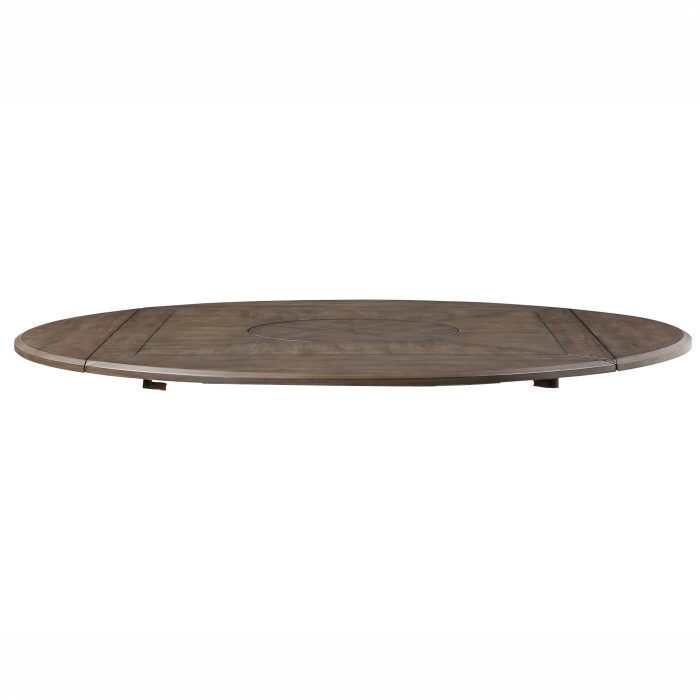 ABACUS DOUBLE-DROPLEAF 59-INCH ROUND TABLE TOP - Image 7