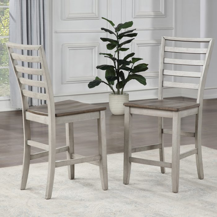 ABACUS 5-PIECE DROP-LEAF COUNTER HEIGHT DINING SET - Image 7