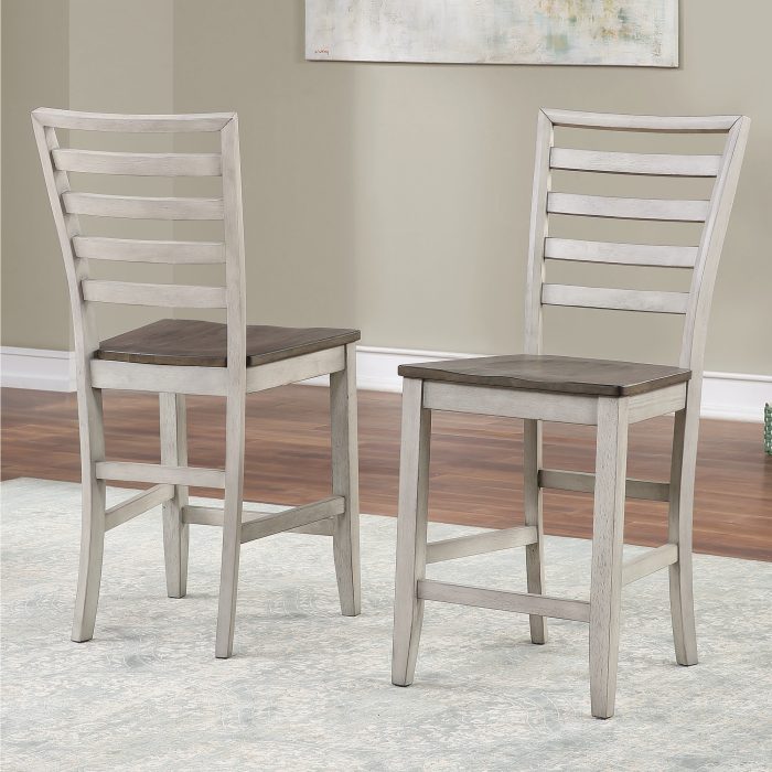 ABACUS 5-PIECE DROP-LEAF COUNTER HEIGHT DINING SET - Image 6