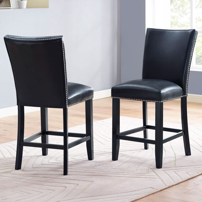 CAMARRA 7-PIECE MARBLE TOP DINING SET - Image 5
