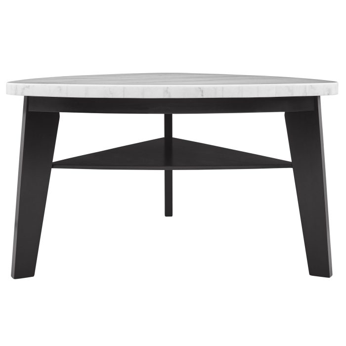 CAMARRA 7-PIECE MARBLE TOP DINING SET - Image 2
