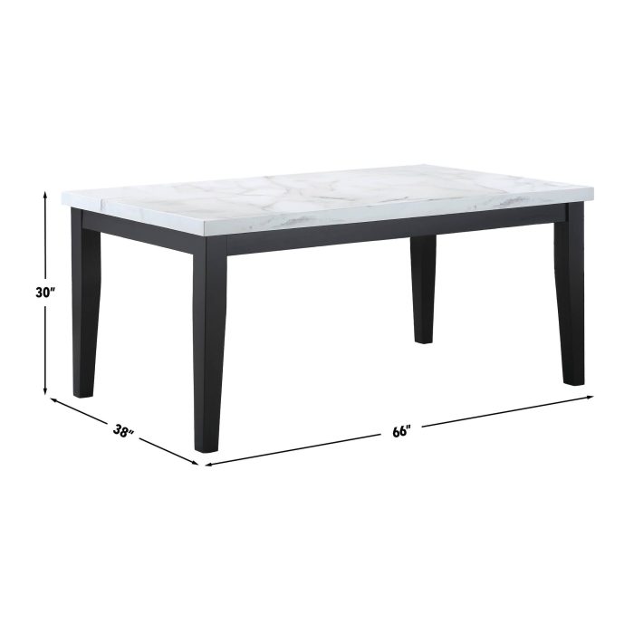 STERLING 5 PIECE FAUX-MARBLE TOP DINING - Image 10