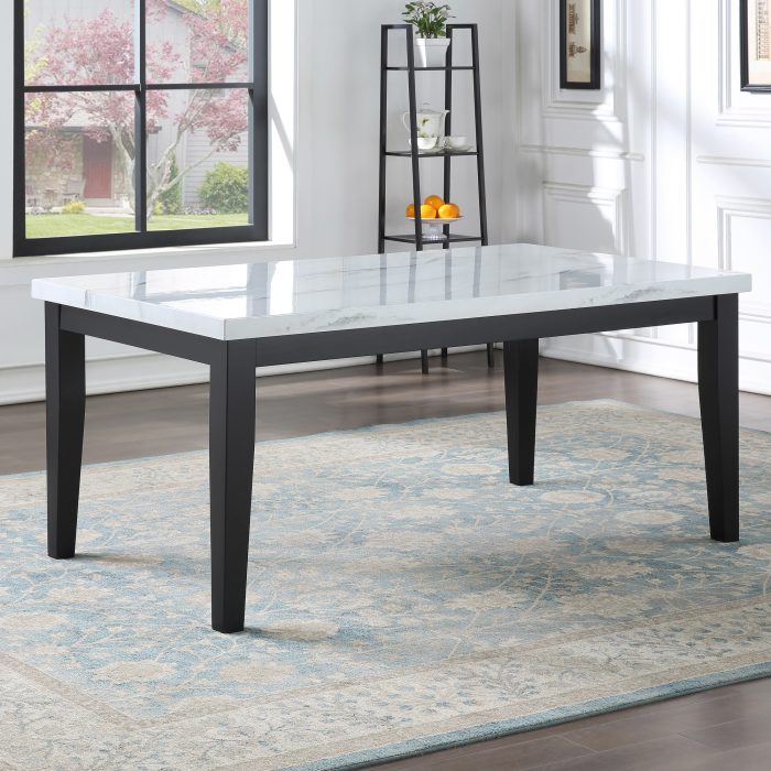 STERLING 5 PIECE FAUX-MARBLE TOP DINING - Image 3