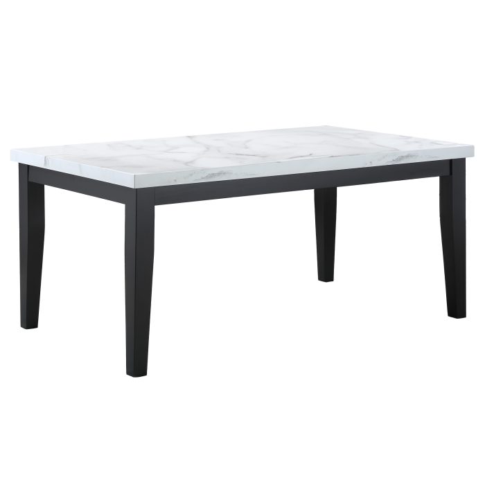 STERLING 5 PIECE FAUX-MARBLE TOP DINING - Image 6