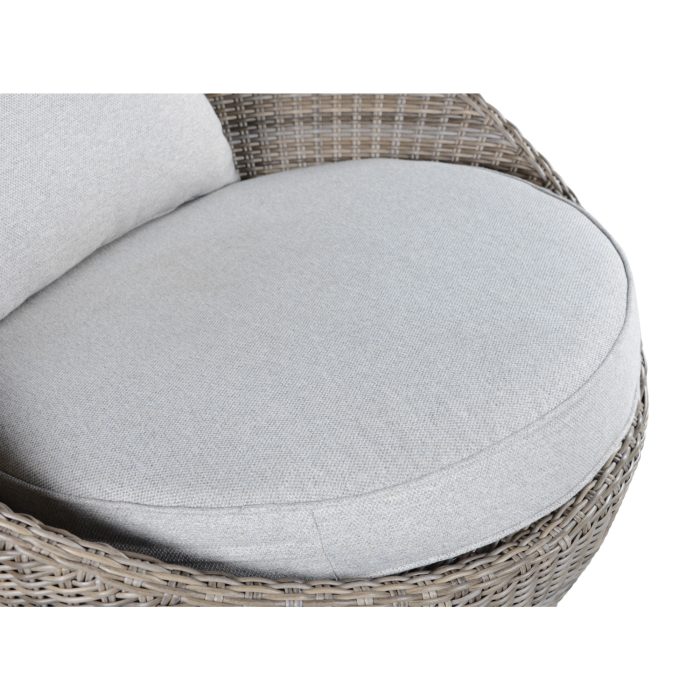 ADELINE PATIO 3-PACK (ROUND SIDE TABLE & 2 SWIVEL CHAIRS) - Image 2