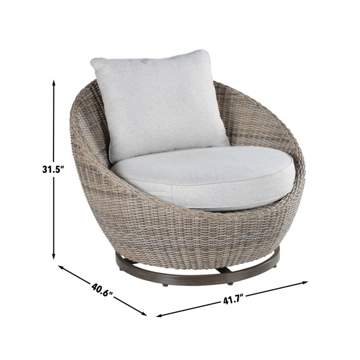 ADELINE PATIO 3-PACK (ROUND SIDE TABLE & 2 SWIVEL CHAIRS) - Image 7