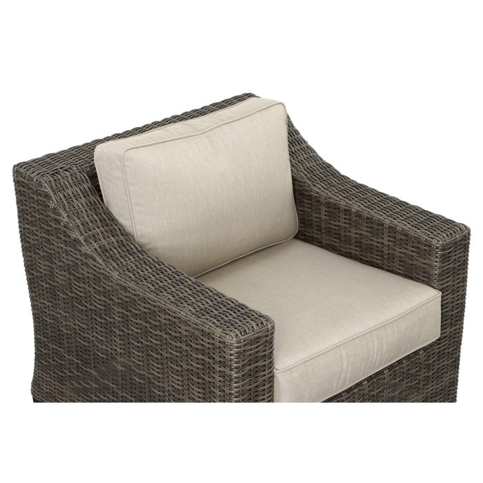 JONES LOUNGE CHAIR WITH HALF-ROUND RESIN WICKER - Image 13