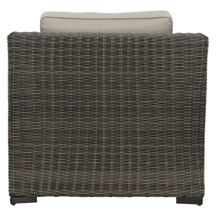 JONES LOUNGE CHAIR WITH HALF-ROUND RESIN WICKER - Image 14