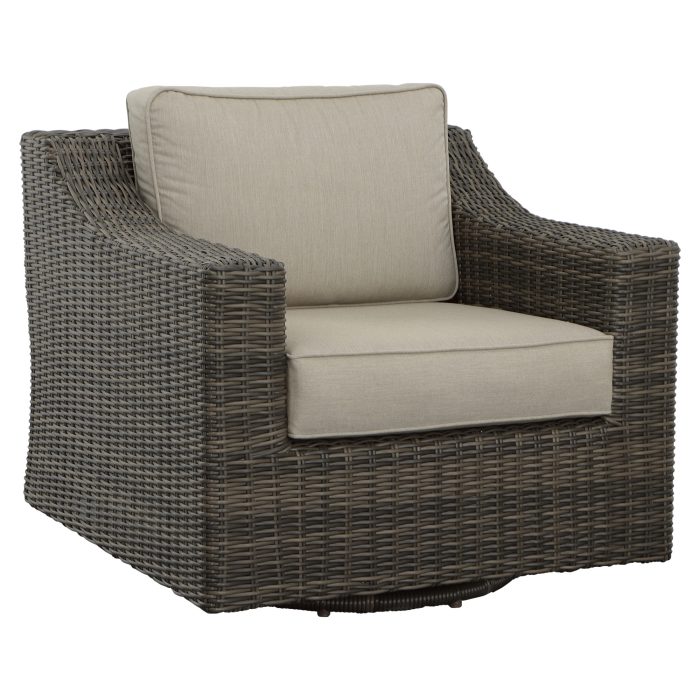 JONES OUTDOOR SWIVEL LOUNGE CHAIR