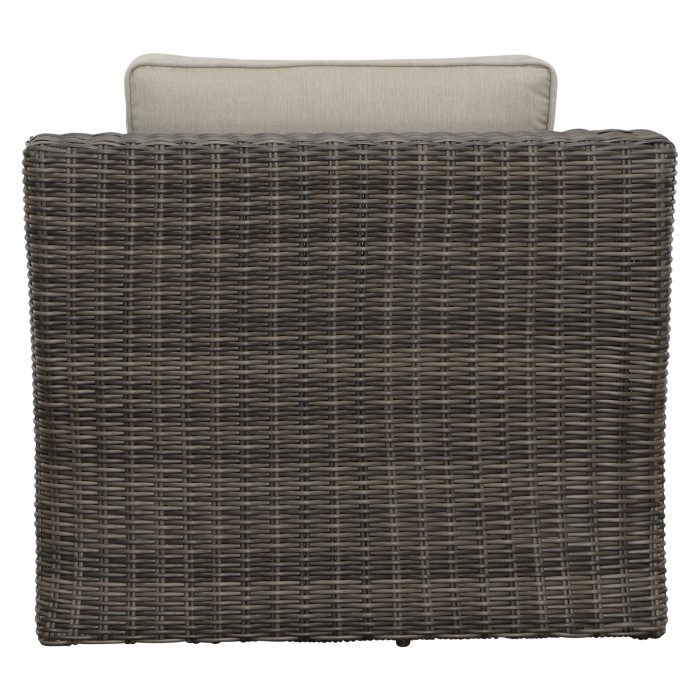 JONES LOUNGE CHAIR WITH HALF-ROUND RESIN WICKER - Image 9