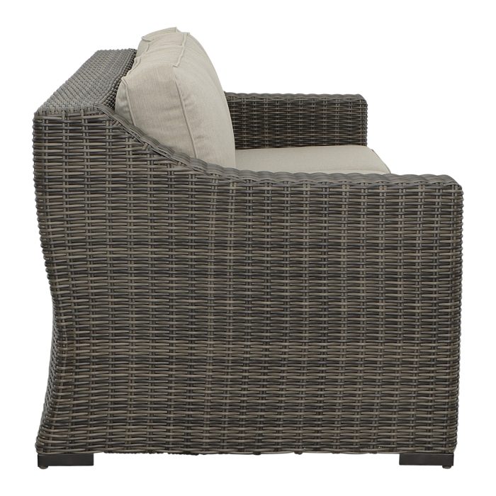 JONES LOUNGE CHAIR WITH HALF-ROUND RESIN WICKER - Image 11