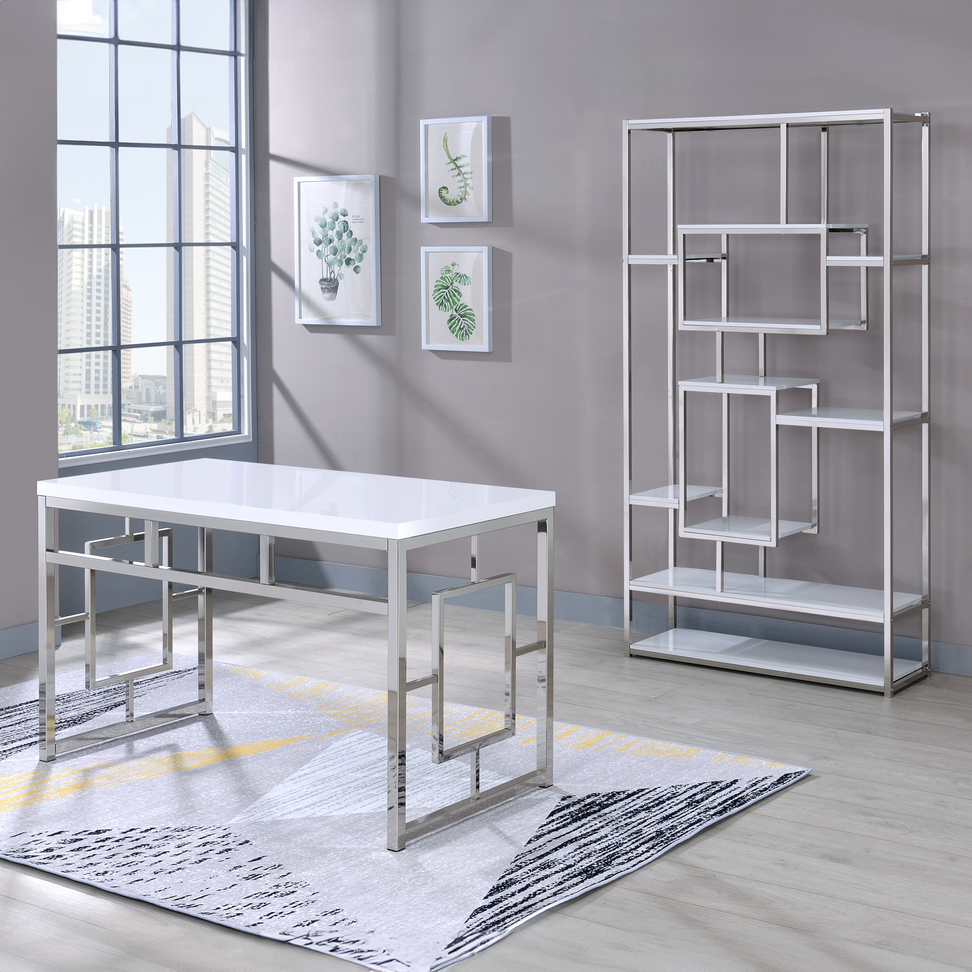 ALIZE BOOKSHELF, WHITE - Image 7