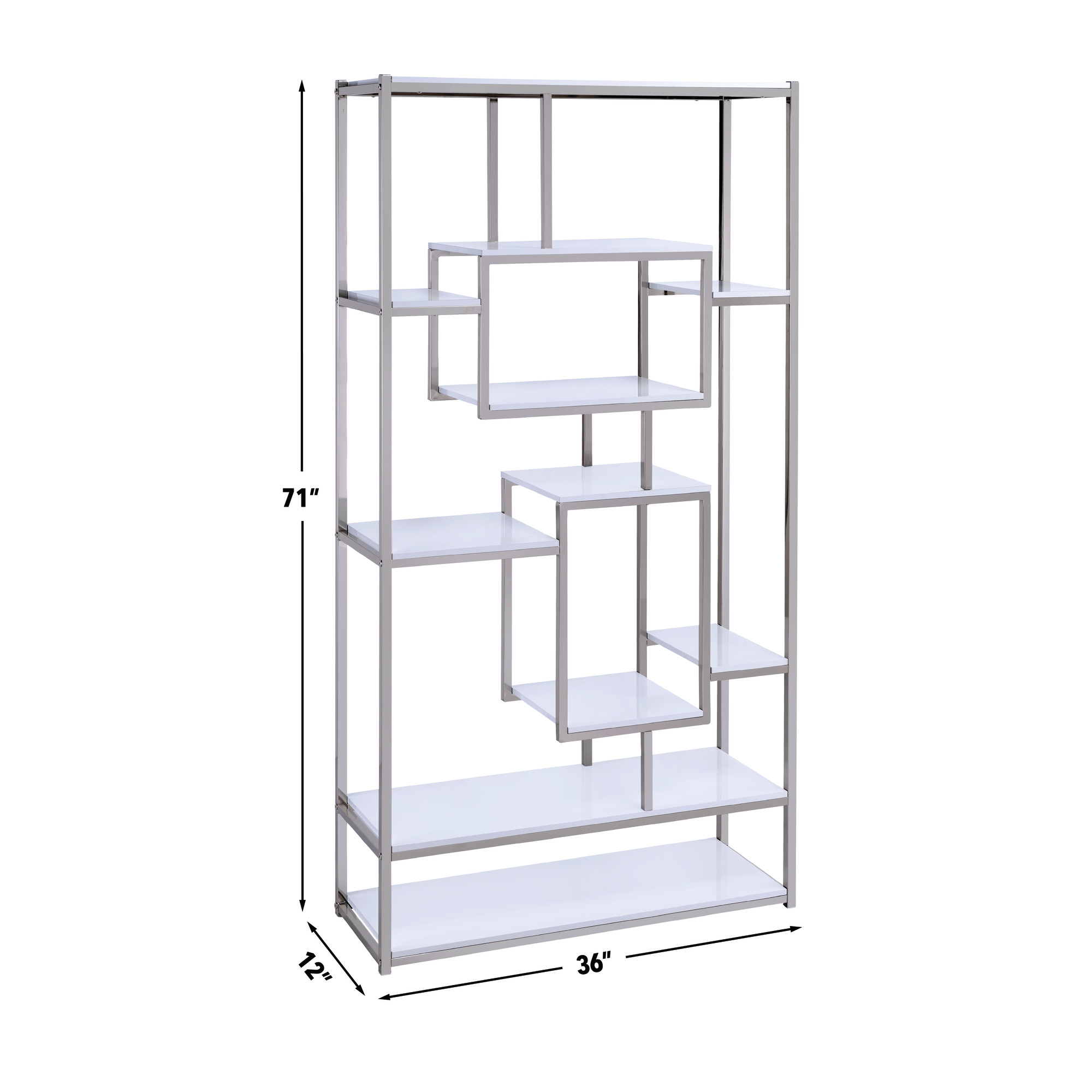 ALIZE BOOKSHELF, WHITE - Image 4