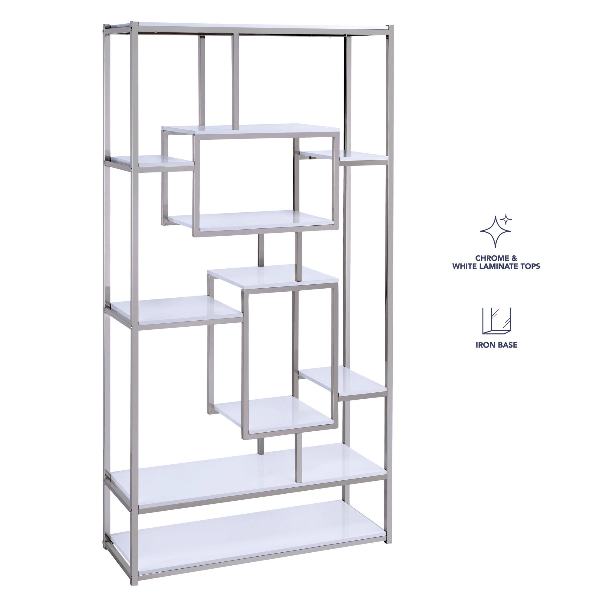 ALIZE BOOKSHELF, WHITE - Image 3