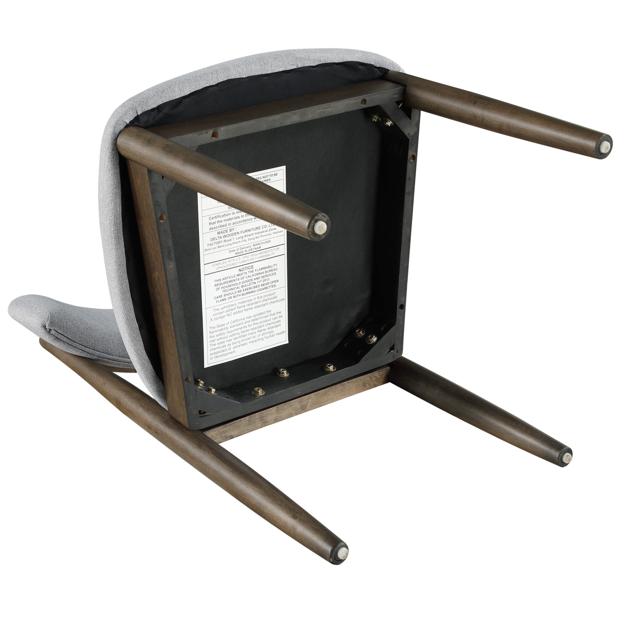 BURLINGTON 5-PIECE 52" ROUND DINING SET - Image 17