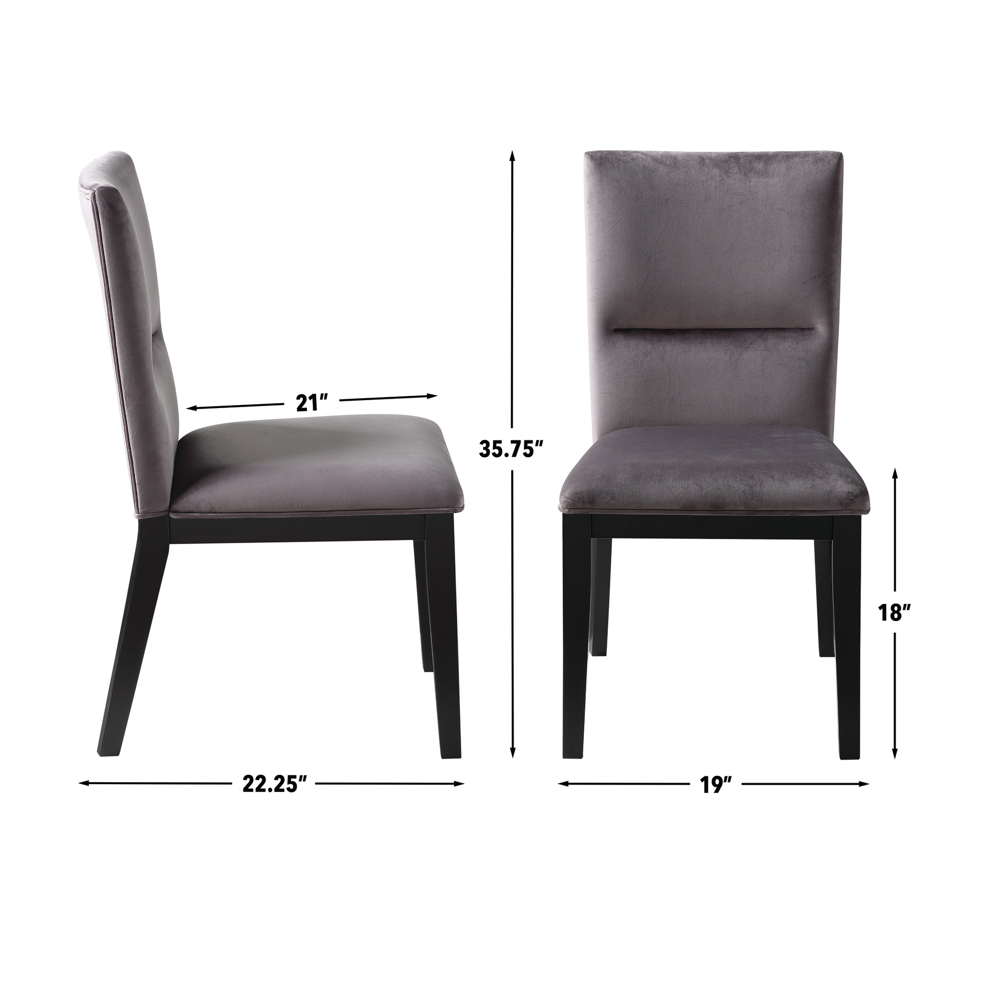 Amalie Side Chair Grey-Al4848Sg - Image 8