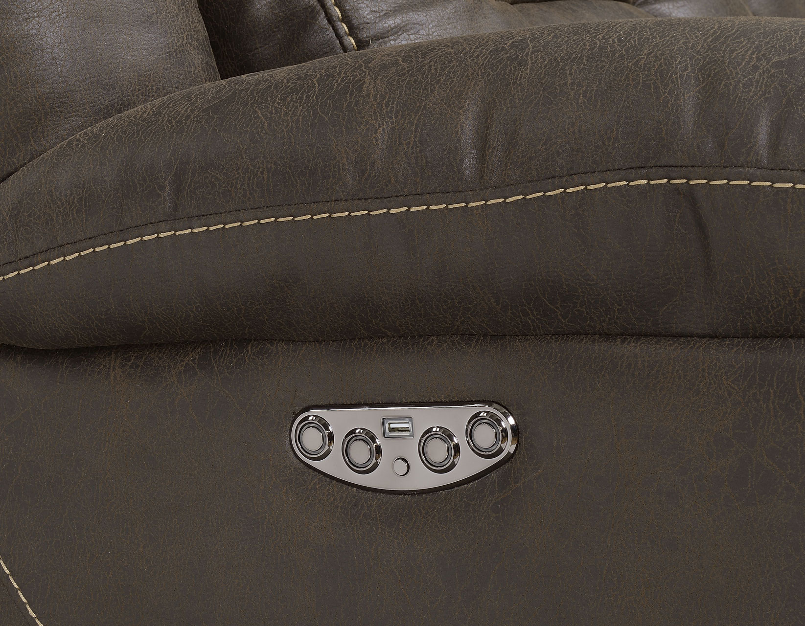 ARIA DUAL-POWER RECLINING SOFA, SADDLE BROWN - Image 7