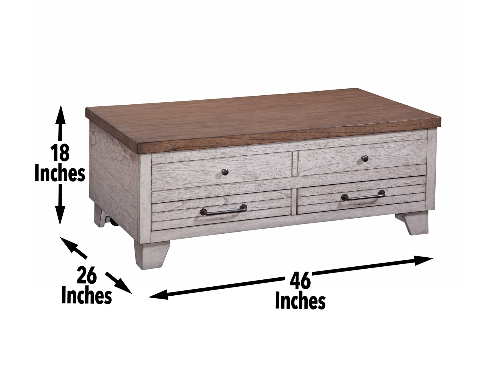Bear Creek Lift-Top Cocktail Table - Image 7