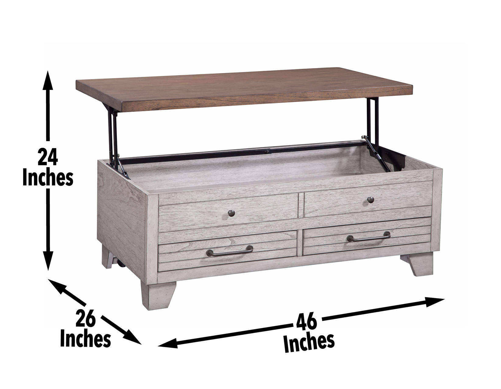 Bear Creek Lift-Top Cocktail Table - Image 8