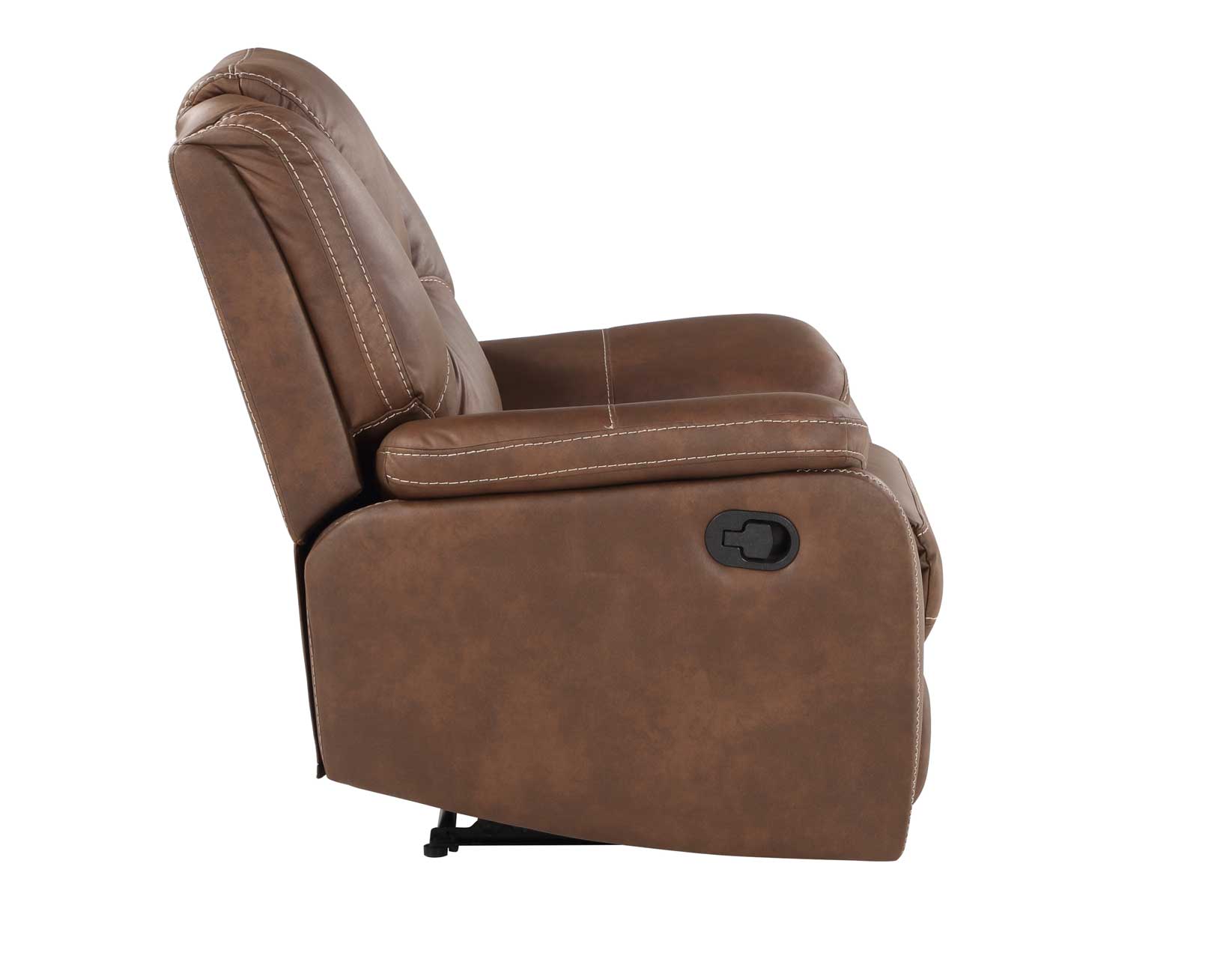KATRINE MANUAL RECLINER, BROWN - Image 7