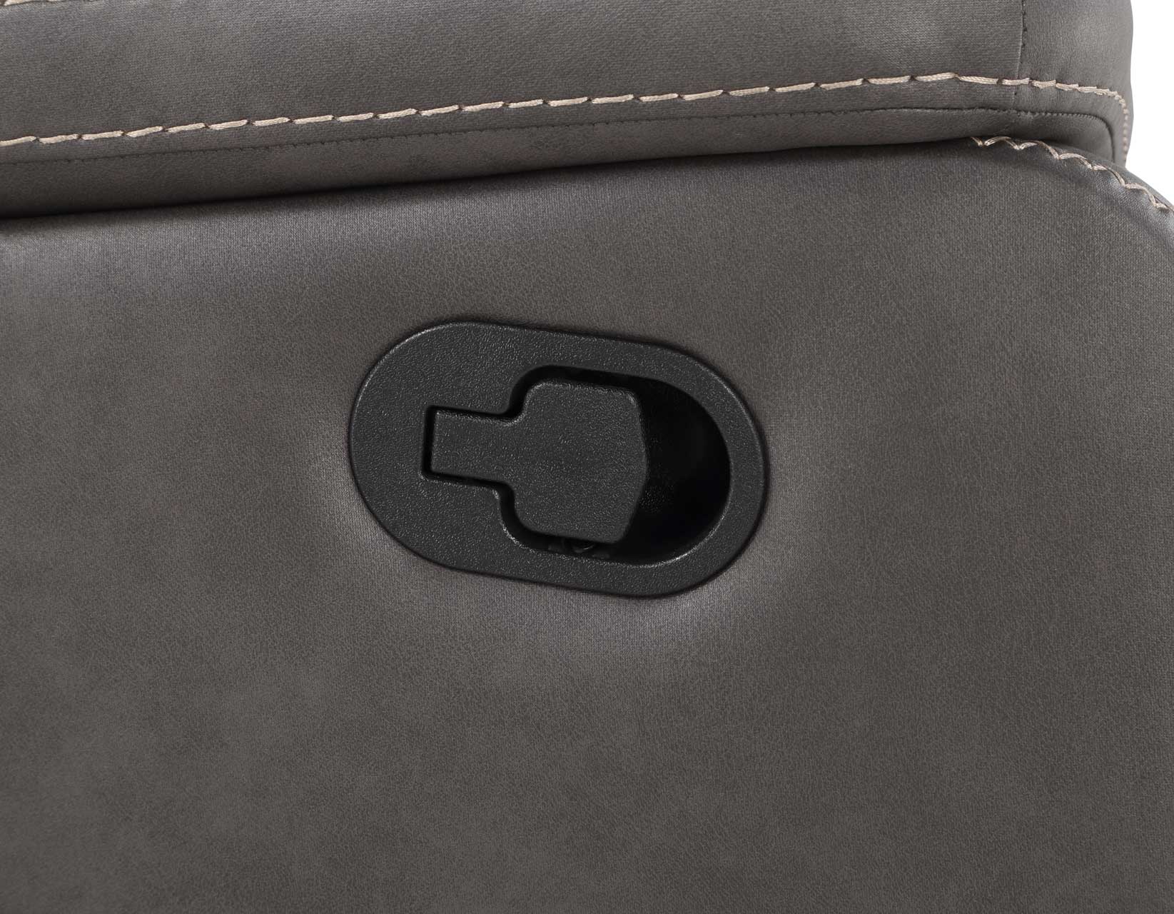 KATRINE MANUAL RECLINER, CHARCOAL - Image 3