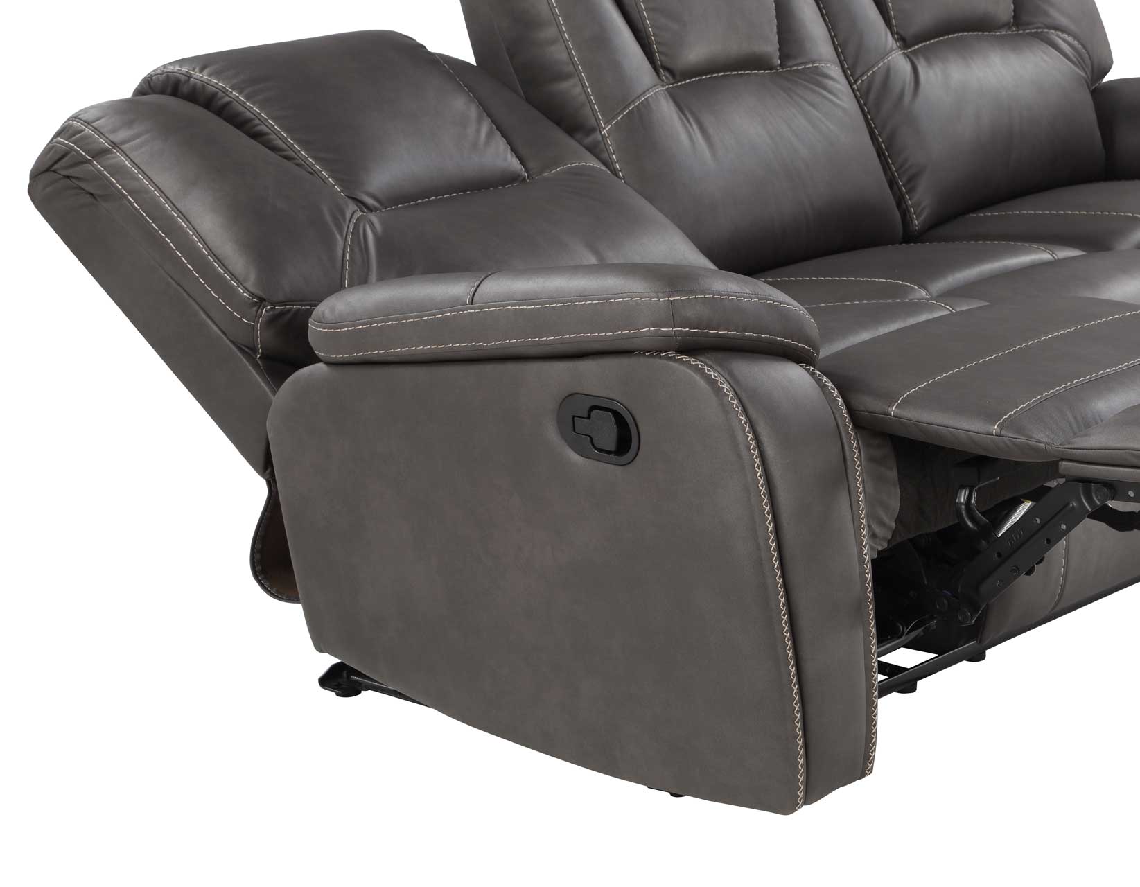 KATRINE MANUAL RECLINER, CHARCOAL - Image 4