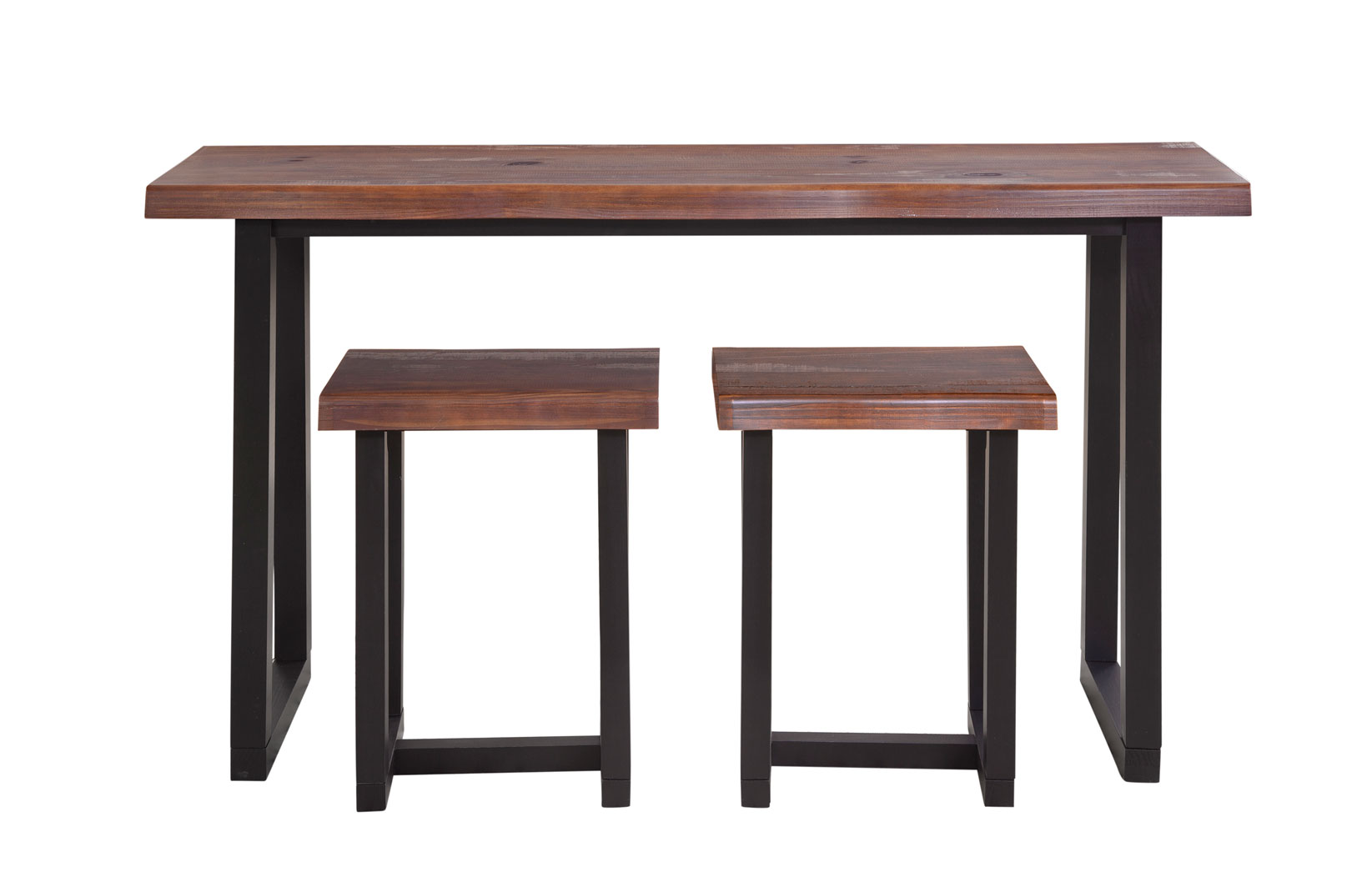 JENNINGS 3-PIECE COUNTER DINING SET<BR>(BAR & 2 COUNTER STOOLS) - Image 6