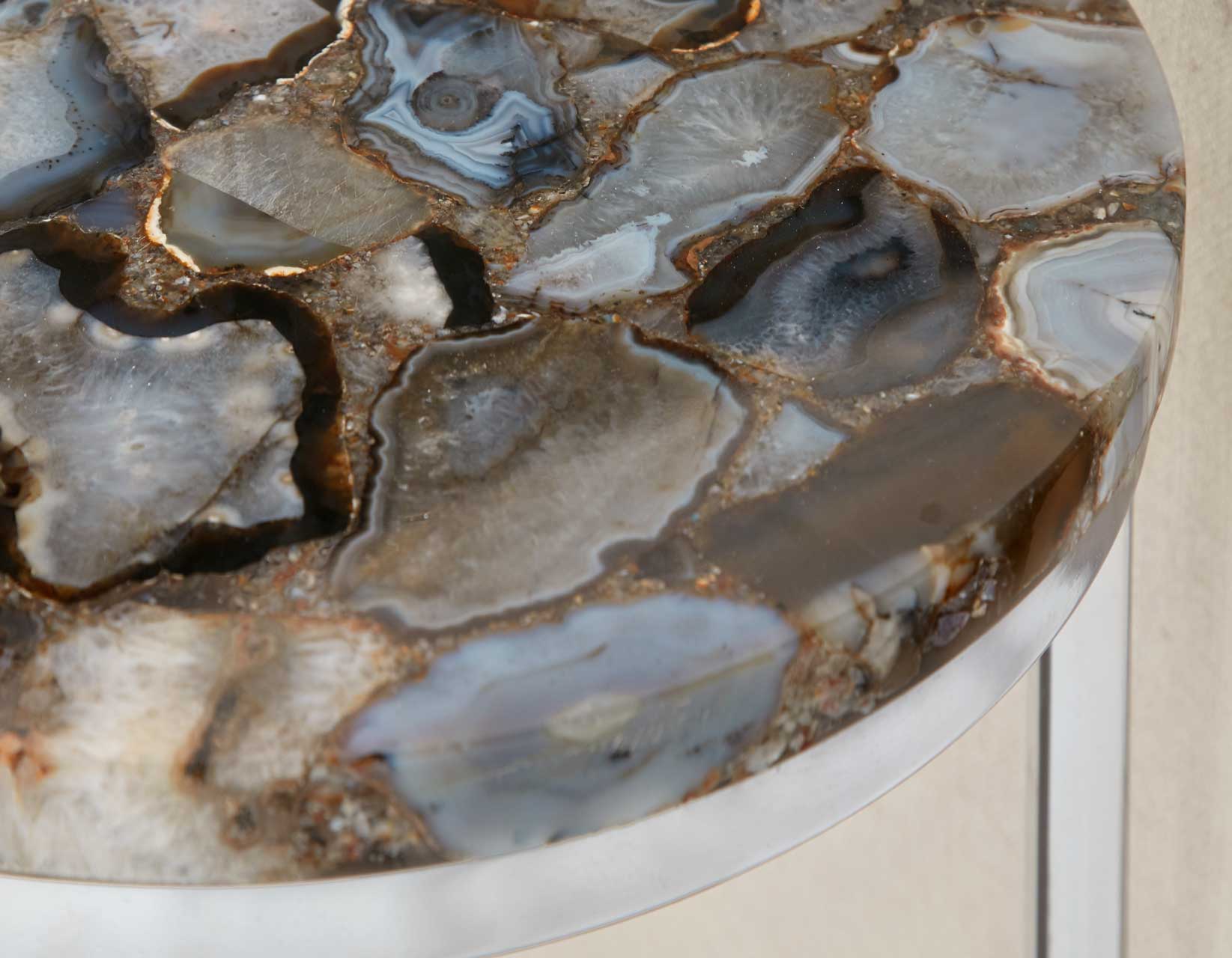 ONYX AGATE TOP NESTING TABLE - Image 3