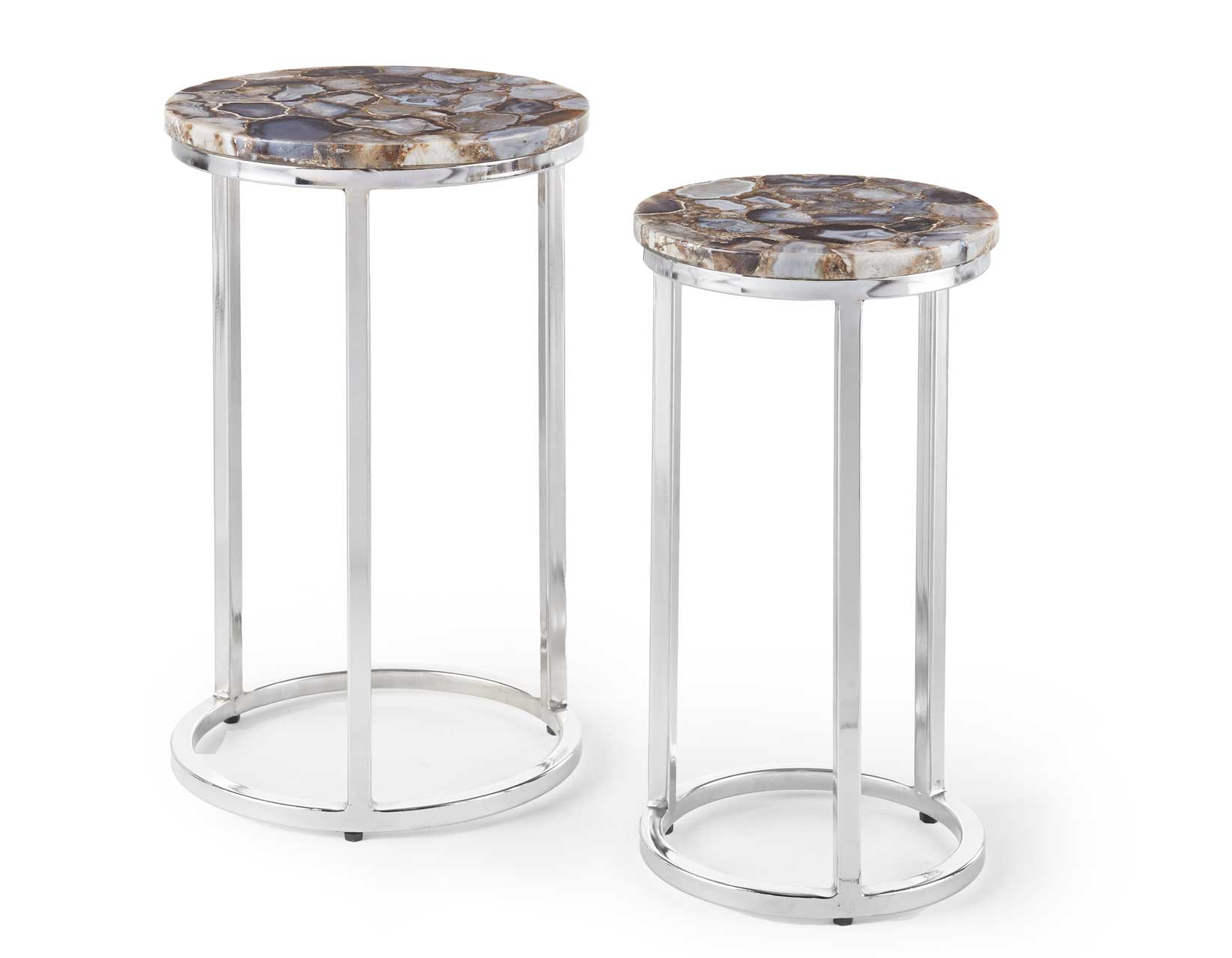 ONYX AGATE TOP NESTING TABLE - Image 2