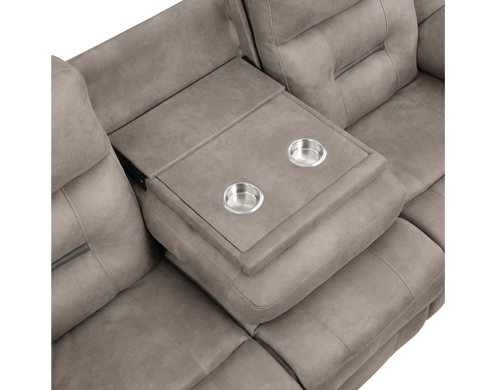 ABILENE TAN MANUAL SOFA - Image 4