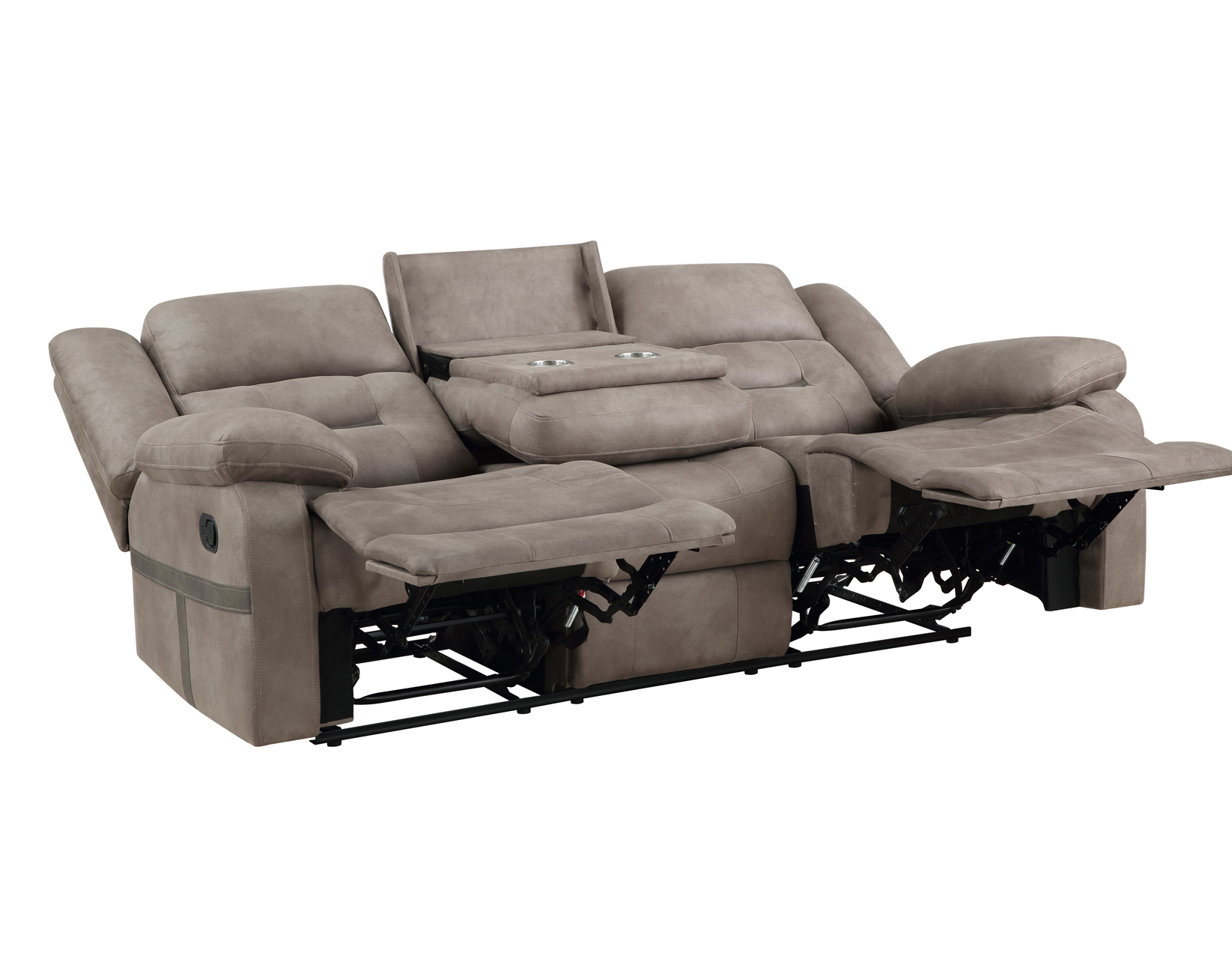 ABILENE TAN MANUAL SOFA - Image 8