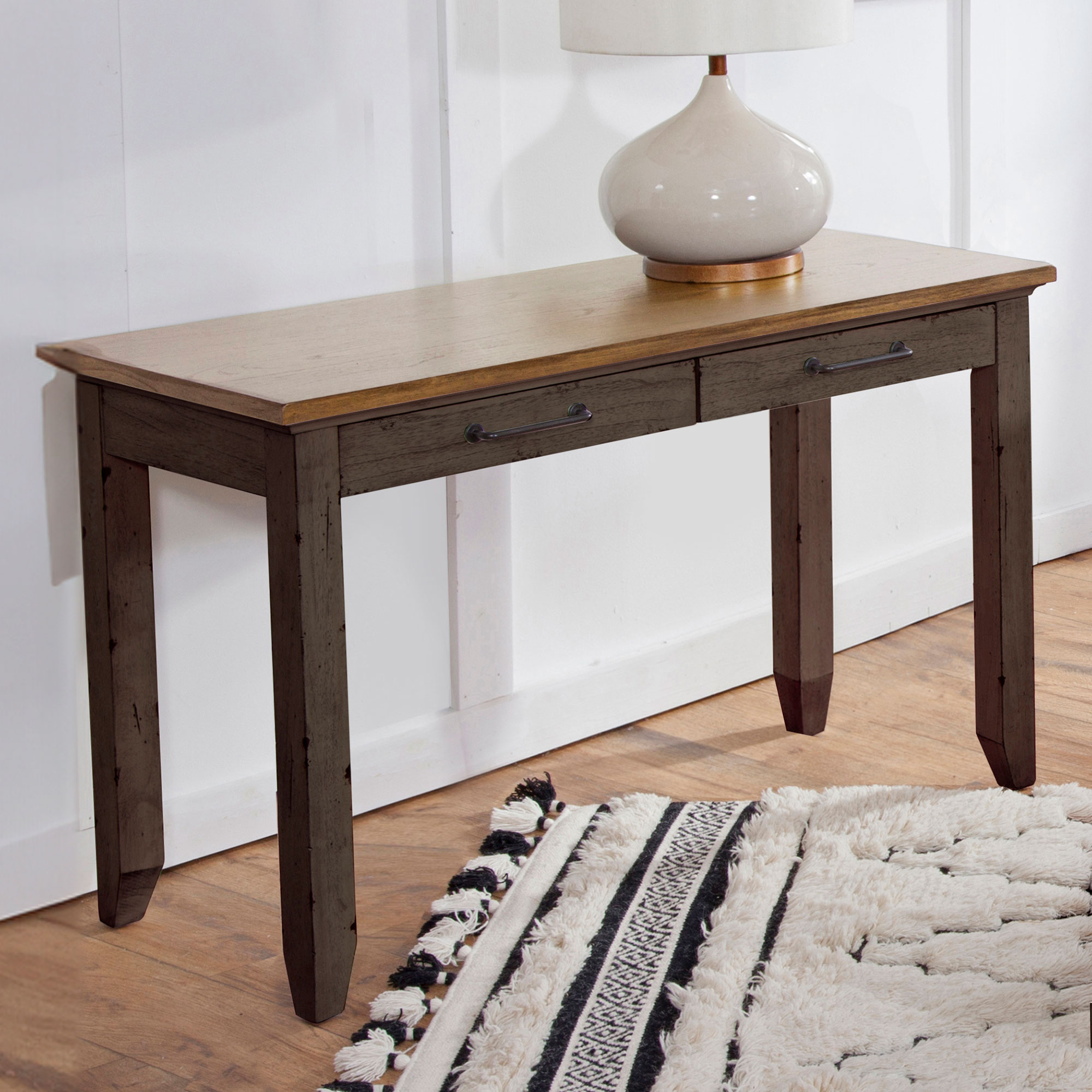 BEAR CREEK BROWN SOFA TABLE