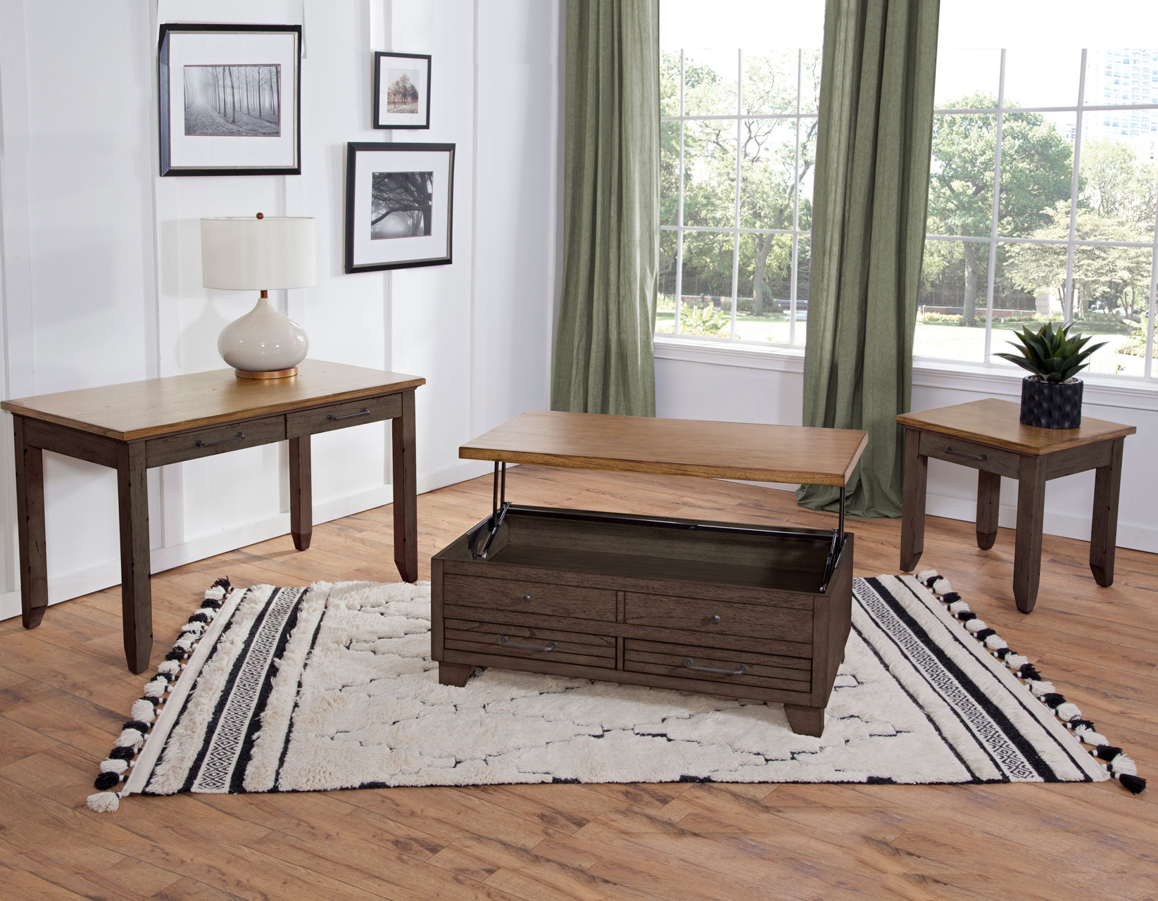 Bear Creek Brown Sofa Table - Image 2