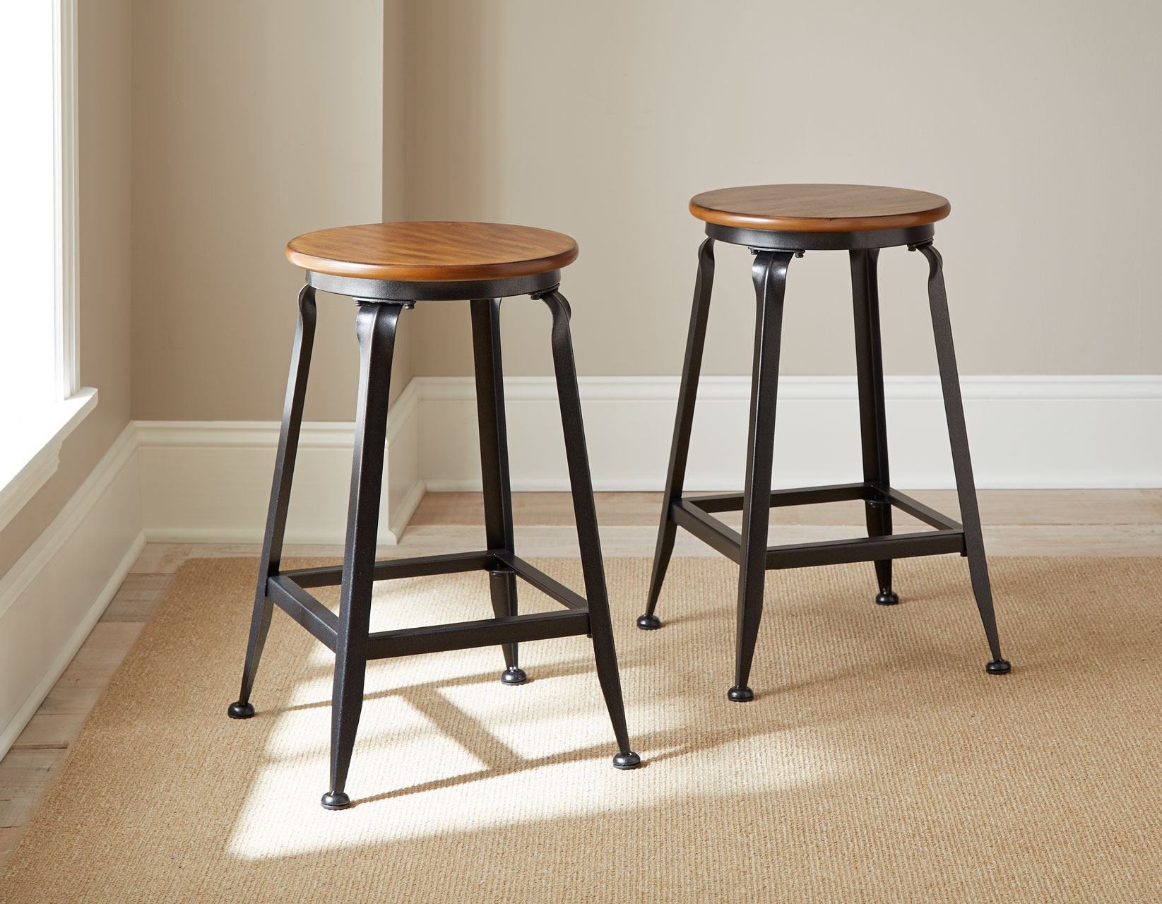ADELE 24" BACKLESS COUNTER STOOL - Image 2