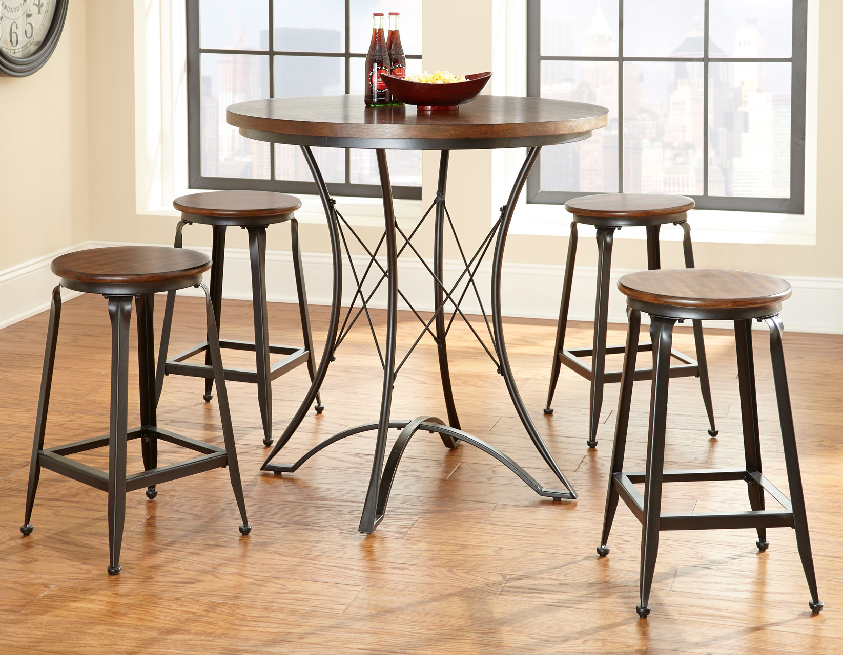 ADELE 24" BACKLESS COUNTER STOOL - Image 3