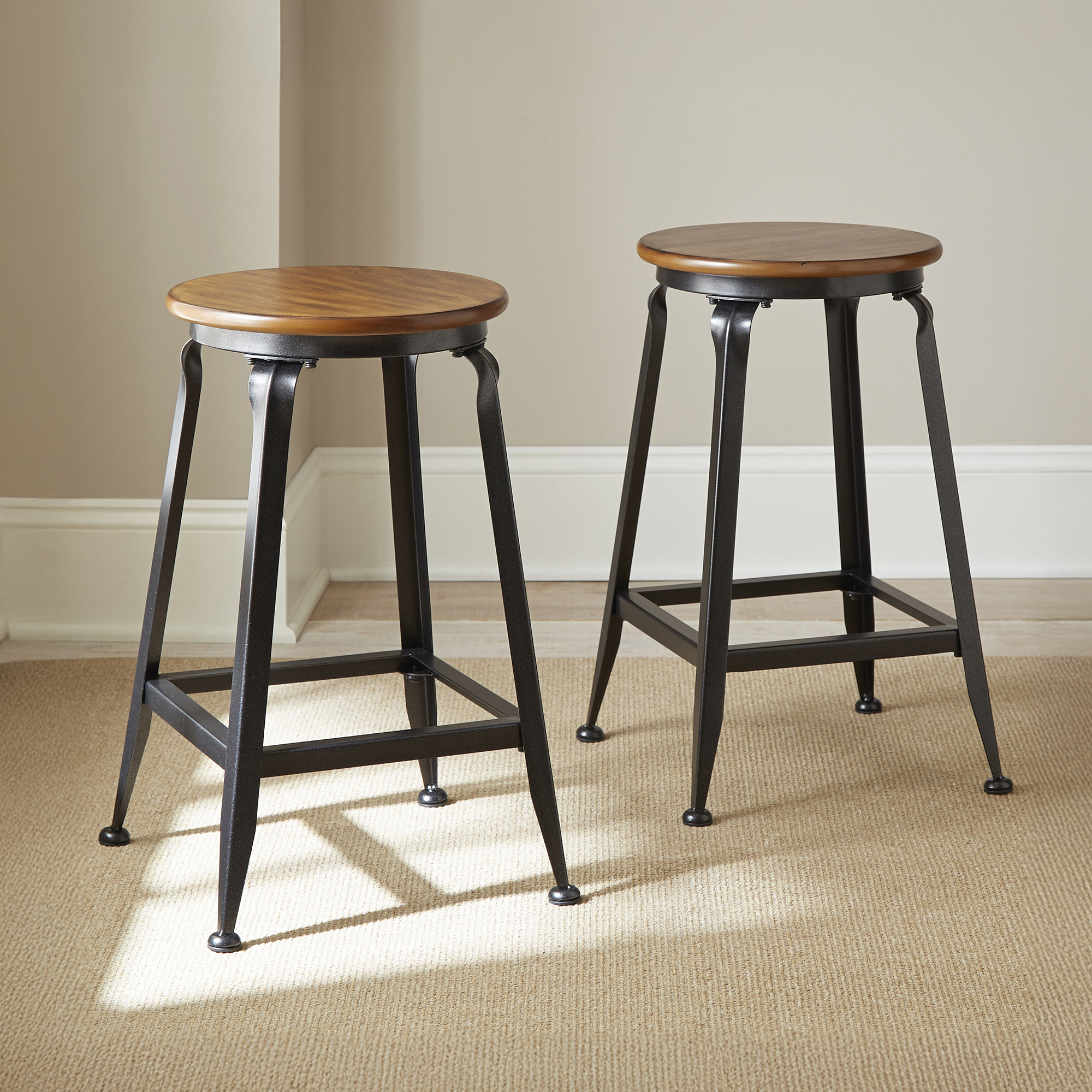 ADELE 24" BACKLESS COUNTER STOOL