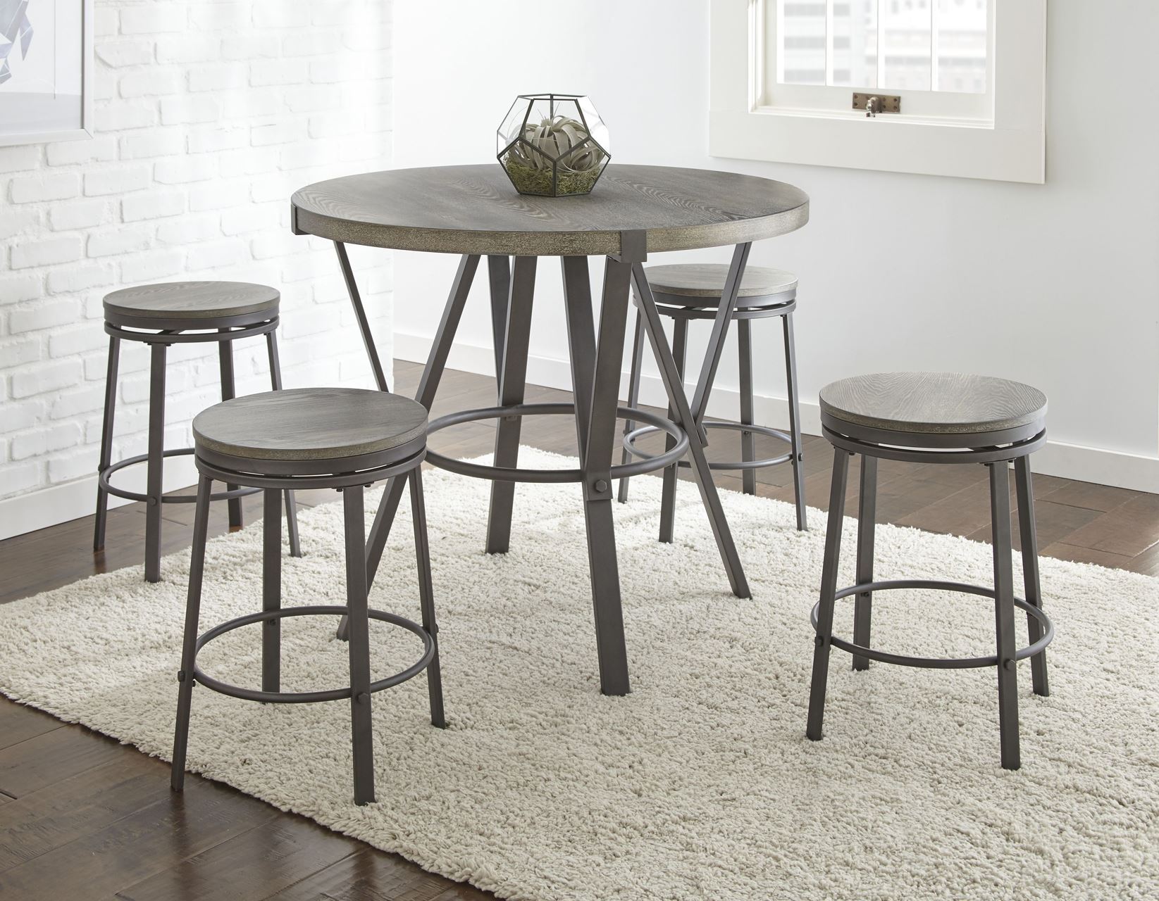 Portland 24" Backless Counter Stool, Swivel - Image 2