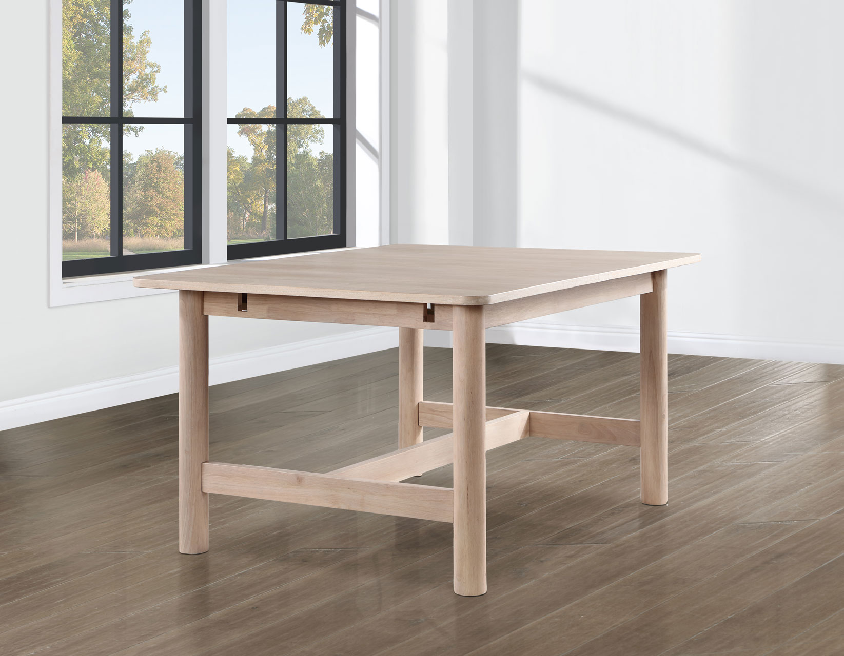 GABBY 60-78 INCH DINING TABLE W/ 18-INCH LEAF - Image 3