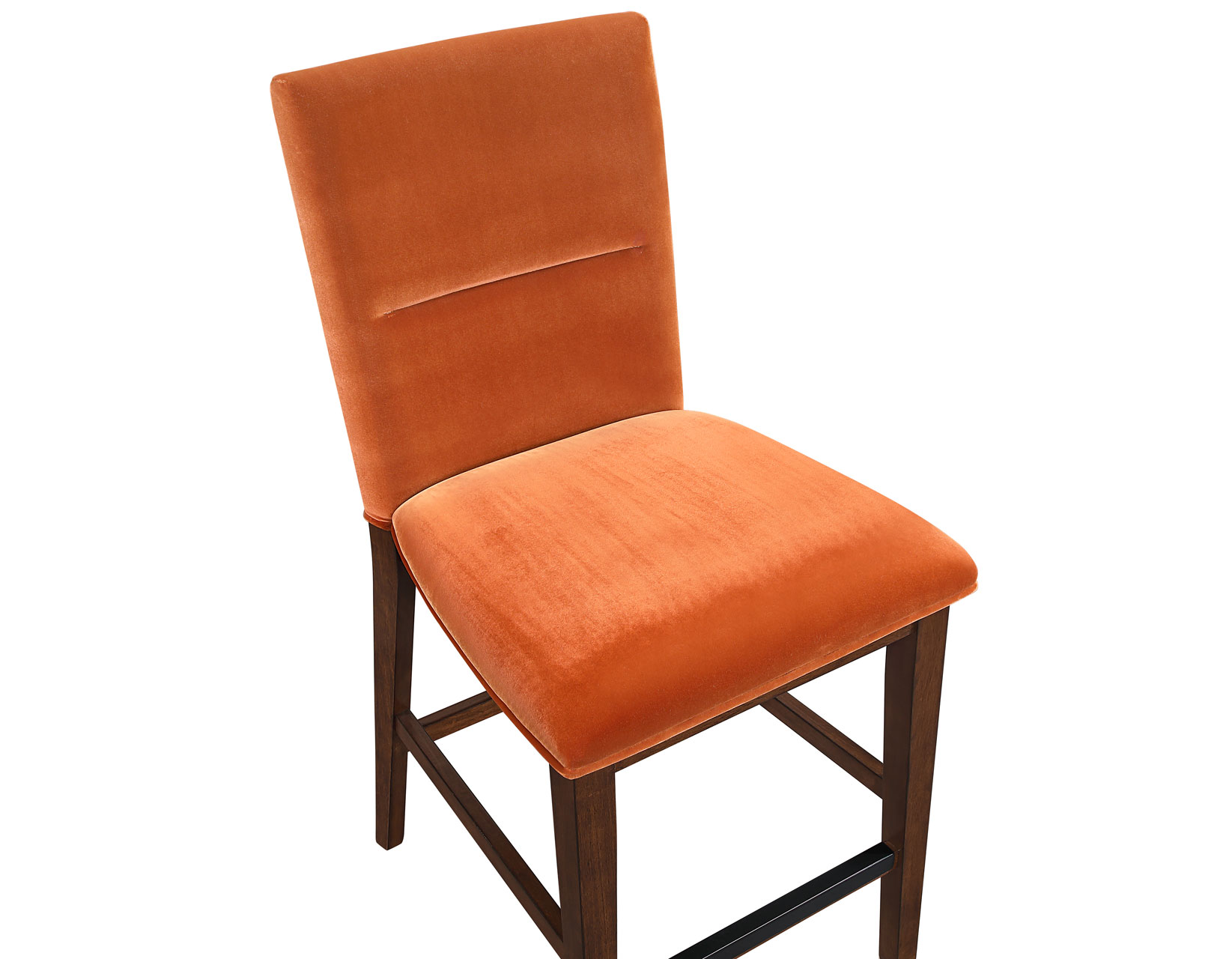Zen 24" Counter Chair, Orange Velvet - Image 8