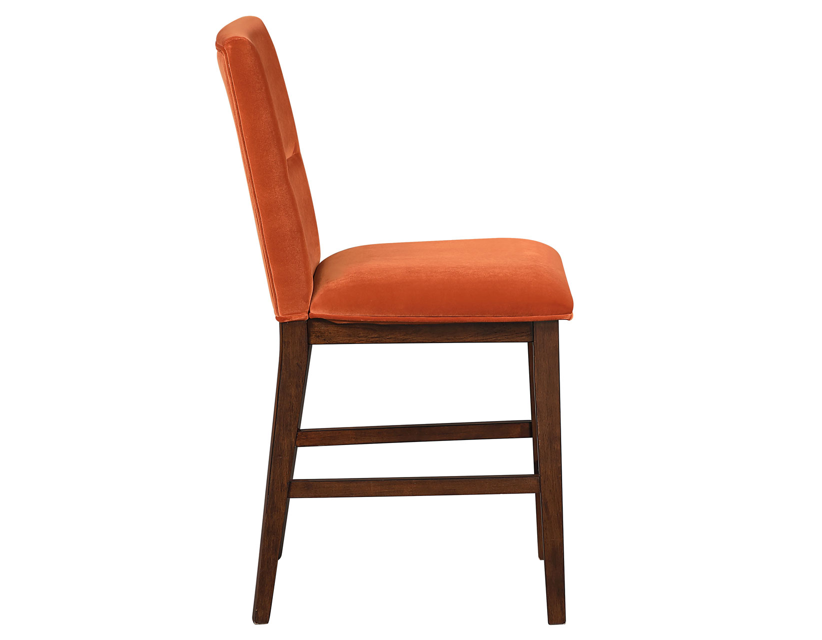 Zen 24" Counter Chair, Orange Velvet - Image 4