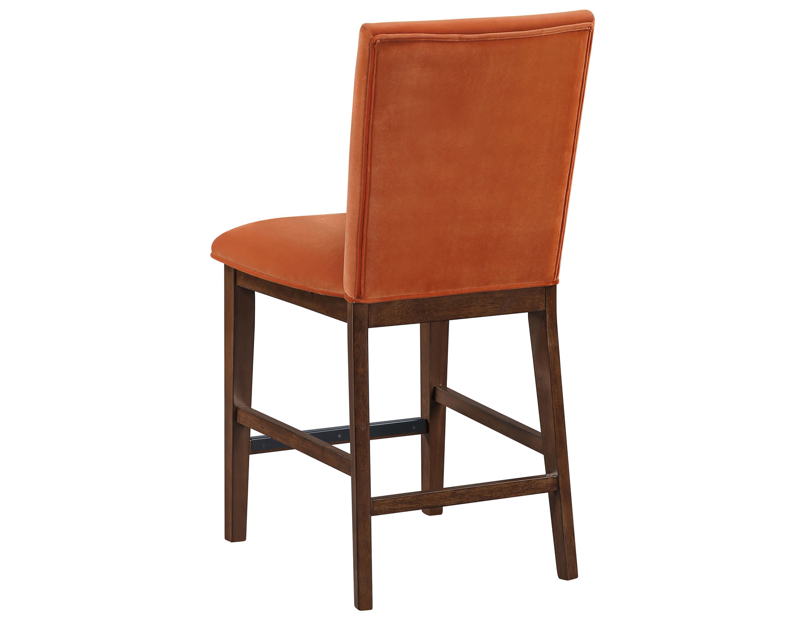 Zen 24" Counter Chair, Orange Velvet - Image 5