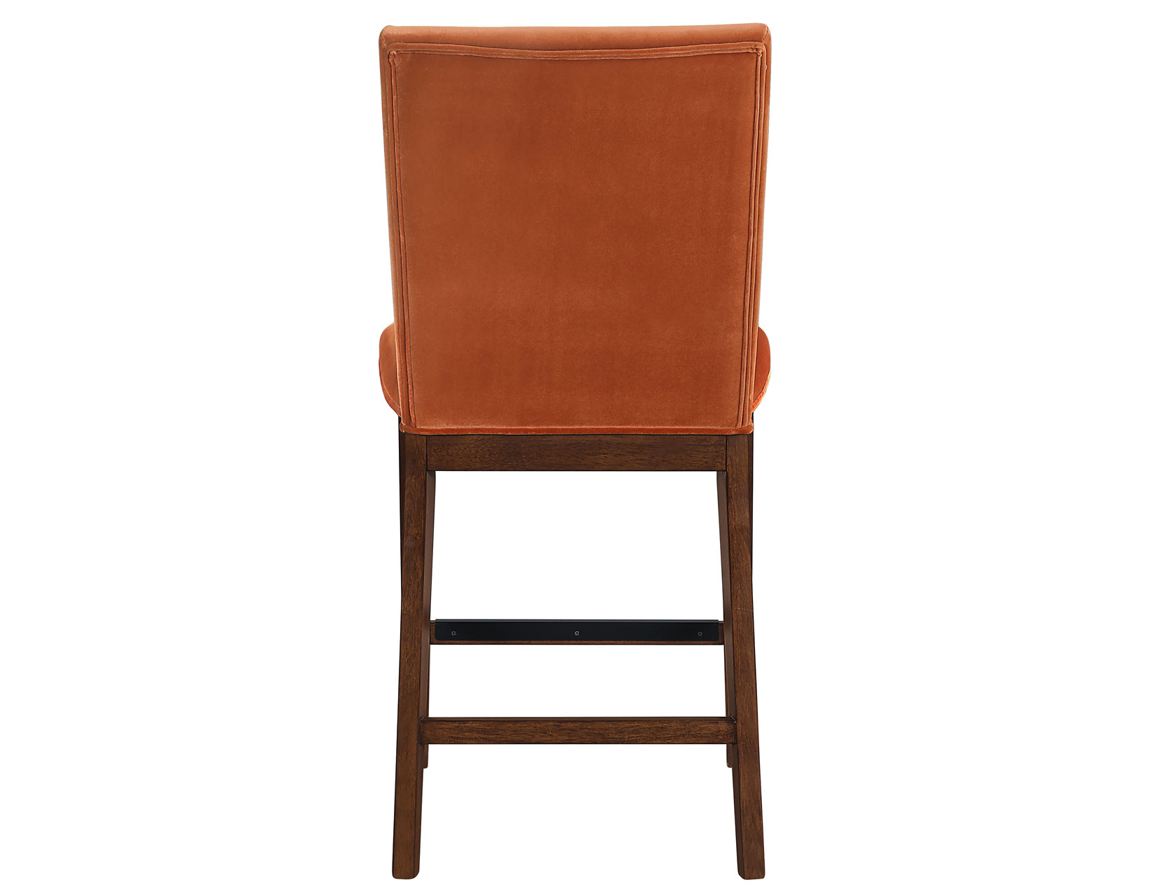 Zen 24" Counter Chair, Orange Velvet - Image 6